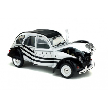 Solido CITROEN 2CV6 1983 weiss-schwarz 1:18 Ente 421183990 S1850018