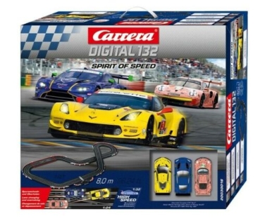 Carrera DIGITAL 132 Spirit of Speed Rennbahn 30016 1:32 Porsche Corvette Aston Martin