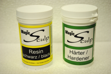 Magic Sculp® 0,3 kg-Gebinde - 150g Harz + 150g Härter schwarz
