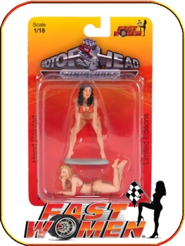 Fast Women 325 Spokemodels 1:18 - Set bestehend aus 2 Figuren