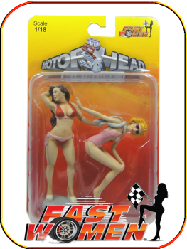 Fast Women 326 Spokemodels 1:18 - Set bestehend aus 2 Figuren