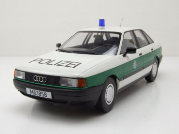 Triple9 1800345 Audi 80 B3 1989 Polizei 1:18 limited 1/1002 Modelcar
