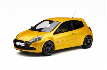 Otto Models 350 Renault Clio 3 RS Ph.2 Sport Cup 2010 gelb 1:18 limited 1/2000 Modellauto