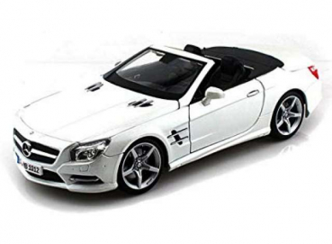 Maisto 36199 Mercedes-Benz SL 63 AMG 2012 white R231 1:18 Modelcar