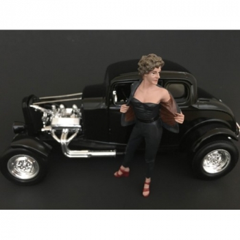 American Diorama 38152 50er Jahre Figur II Frau in schwarz 1:18 1/1000