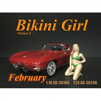 American Diorama 38266 Calendar Girls February 1:24 1/1000