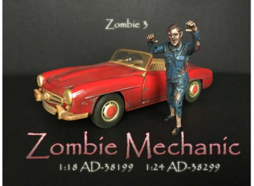American Diorama 38299 Zombie 3 Mechaniker 1:24 Figur 1/1000 Horror