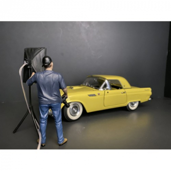 American Diorama 38213 Weekend Car Show Figure 5 Fotograf 1:18 Figur 1/1000