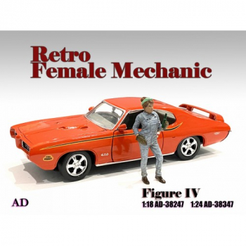 American Diorama 38247 Retro Mechanikerin IV 1:18 Figur 1/1000 limitiert
