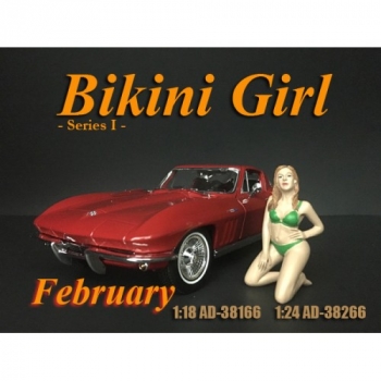 American Diorama 38166 Bikini Girl Frebuary 1:18 Figur 1/1000