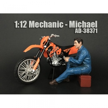 American Diorama 38371 Mechaniker Figur Michael 1:12 limitiert 1/1000