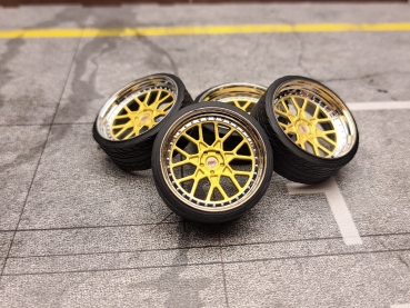 SD Felgen 20 Zoll 3SDM FR gold 36mm 1:18 Modelcar Tuning