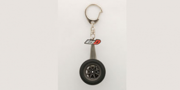 AUTOart TOYOTA SPRINTER TRUENO (AE86) 8-SPOKES Felge (mit Logo)(schwarz) Schlüsselanhänger 41587