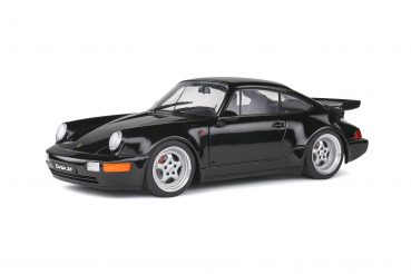 Solido 421180500 Porsche 911 964 3.6 Turbo schwarz 1:18 Modellauto