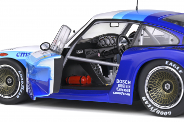 Solido 421180700 Porsche 935 Moby Dick #79 blau-weiss 1:18 Modellauto
