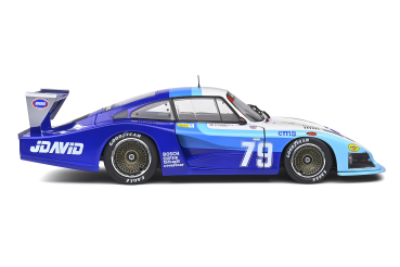 Solido 421180700 Porsche 935 Moby Dick #79 blau-weiss 1:18 Modellauto