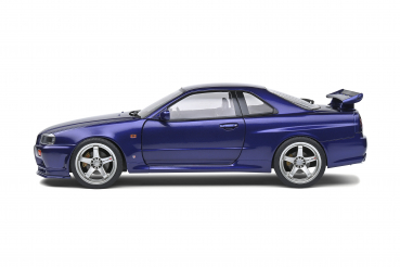 Preview: Solido 421181100 Nissan GTR R34 violett 1999 GT-R 1:18 Modellauto