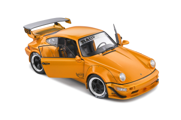 Preview: Porsche 911 (964) RWB Rauh Welt Hibiki 2016 orange 1:18 Solido 421181370  Modellauto