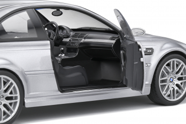 Solido 421181410 BMW E46 M3 CSL Coupe 2000 silber 1:18 Modellauto