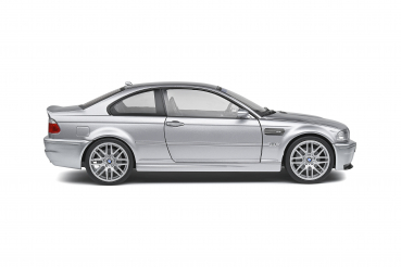 Solido 421181410 BMW E46 M3 CSL Coupe 2000 silber 1:18 Modellauto