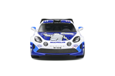 Solido 421183300 Alpine A110 Rallye #91 weiss-blau 2021 1:18 S1801613 Modellauto