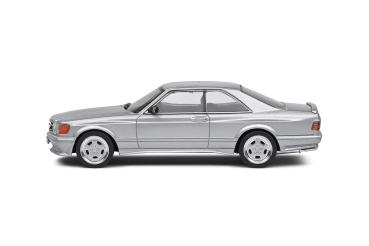 Mercedes Benz 560 SEC C126 wide body 1990 grey 1:43 modelcar Solido 421437710