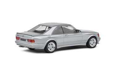 Mercedes Benz 560 SEC C126 wide body 1990 grey 1:43 modelcar Solido 421437710