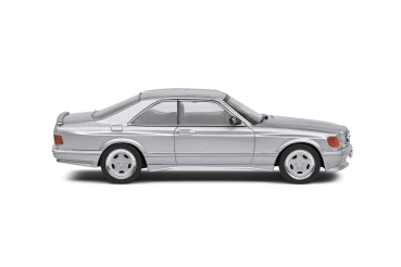 Mercedes Benz 560 SEC C126 wide body 1990 grey 1:43 modelcar Solido 421437710