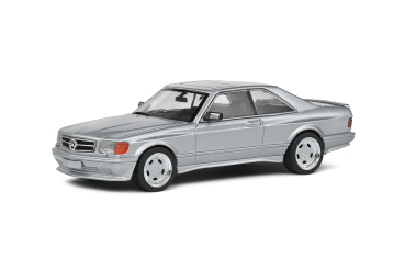 Mercedes Benz 560 SEC C126 wide body 1990 grey 1:43 modelcar Solido 421437710