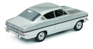 Schuco 450023300 Opel Kadett B Rallye Coupe silber-schwarz 1:18 limitiert 1/1000 Modellauto