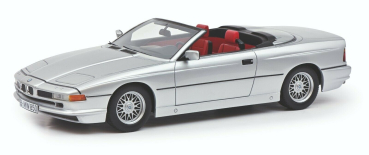 Schuco 450025500 BMW 850 CI Cabriolet silber 1:18 Modellauto