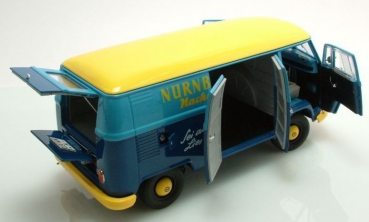 Schuco VW T1b Transporter Nürnberger Nachrichten 1959-1963 blau/gelb Limitiert1/1000