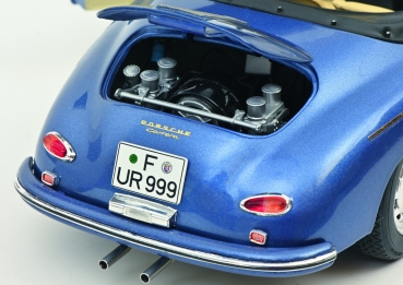 Schuco 450031800 Porsche 356 Speedstar Outlaw Cabrio blau 1.18 Modelauto