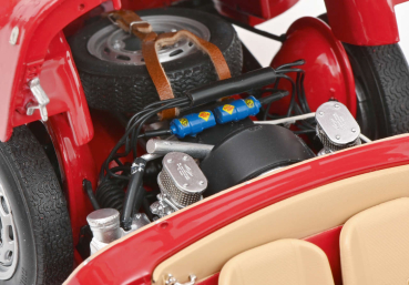 Preview: Schuco Porsche 550A Spyder rot 1:18 Modelcar 450032900 Oldtimer