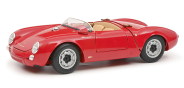 Schuco Porsche 550A Spyder rot 1:18 Modelcar 450032900 Oldtimer
