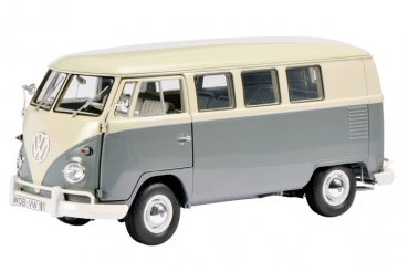 Schuco VW T1 Bus perlweiß-mausgrau 1950-1967 - 1:18 limitiert 1/1000
