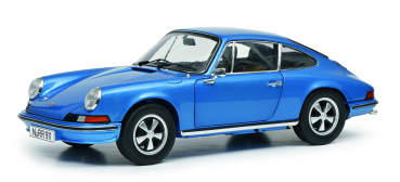 Schuco Porsche 911 2,4 S Coupe 1973 blue 1:18 limited 1/1000 Modellauto
