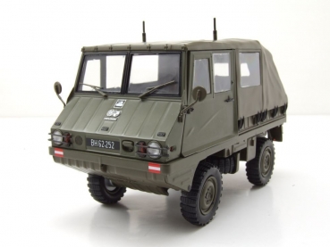 Schuco 45004100 Steyr Puch Haflinger Modell ÖBH Militär FUNK 1:18 limitiert 1/500 Modellauto