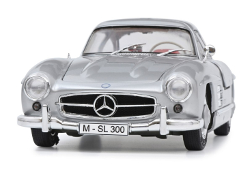 Mercedes Benz 300SL Flügeltürer W198 silber 1:18 limitiert 1/1000 Schuco 450045000 Modelcar