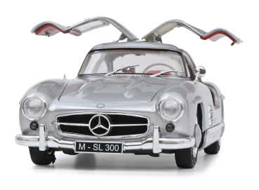 Mercedes Benz 300SL Flügeltürer W198 silber 1:18 limitiert 1/1000 Schuco 450045000 Modelcar