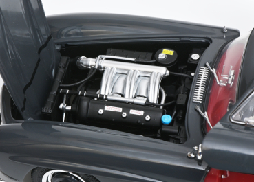 Mercedes Benz 300SL Flügeltürer W198 grau 1:18 Schuco Modellauto