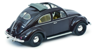 Schuco VW Käfer Brezel Brezelkäfer Faltdach Bordeaux rot 1:43 limitiert Modellauto