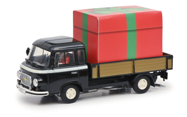 Schuco Barkas B1000 Pritsche + Roller Geschenk Weihnachten 2021 1:43 limitiert 1/750 Modellauto