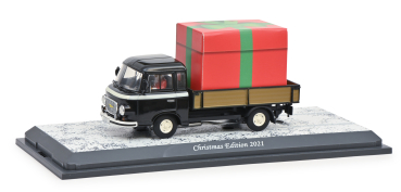 Schuco Barkas B1000 Pritsche + Roller Geschenk Weihnachten 2021 1:43 limitiert 1/750 Modellauto