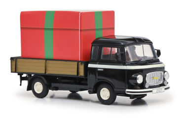 Schuco Barkas B1000 Pritsche + Roller Geschenk Weihnachten 2021 1:43 limitiert 1/750 Modellauto