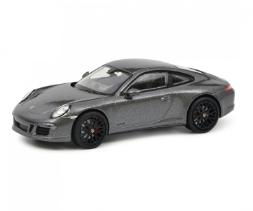 Porsche 911 GTS Coupe grau 1:43 Schuco 450758300 Modellauto