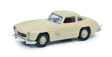 Schuco Mercedes-Benz 300 SL Coupe beige 1:87 limited Modellauto