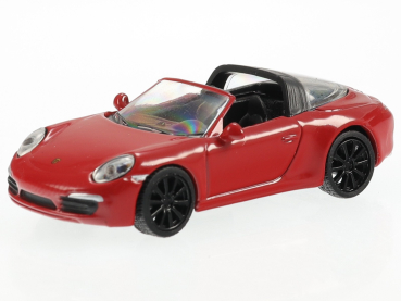 Porsche 911 Targa 4S red 1:87 Schuco 452670900 modelcar
