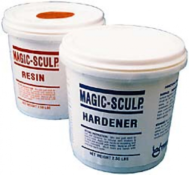 Magic Sculp® 9,0 kg-Gebinde - 4500g Harz + 4500g Härter braun