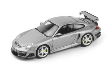 Spark TECHART GTstreet RS silber mettalic auf Basis eines 911 997 GT2 - 1:43 - limitiert 1/200